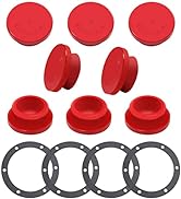 CheeMuii Hubcap Plug and Gasket Set 8 PCS 359-5990 Rubber Plugs and 4 PCS 330-3009 Gaskets Fit fo...