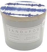 Sand + Fog Scented Candle - California Beach House – Additional Scents and Sizes – 100% Cotton Le...