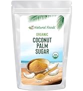 Z Natural Foods Organic Coconut Palm Sugar, Nutrient-Rich and Flavorful Coconut Sugar, Perfect fo...