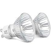 Bobolyn GU10 Halogen Bulb Wax Melt Burner Warmer Replacement Bulbs Warm White 120V 25Watt 2 Pack