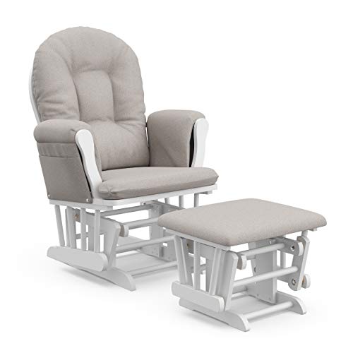 Photo 1 of Storkcraft Premium Hoop Glider and Ottoman (White Base