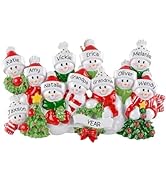 Personalized Family Ornament 2024 – Fast & Free 24h Customization – Large Family of 11 Christmas ...