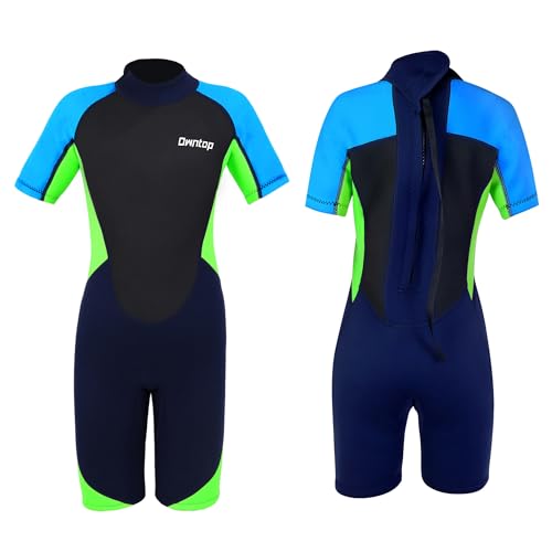 Yueta Wetsuit Kids Shorty, 2.5mm Neoprene, Junior Wetsuit...