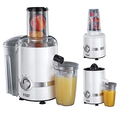 Russell Hobbs 3-in-1 Juicer, Press and Blender 22700 - White