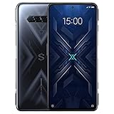 BLACK SHARK 4 5G Smartphone 8 + 128 GB, Dual SIM, 144Hz schermo da 6,67 pollici, Snapdragon 870, tripla fotocamera da 48MP, batteria da gioco da 4500 mAh, NFC, versione EU, Nero