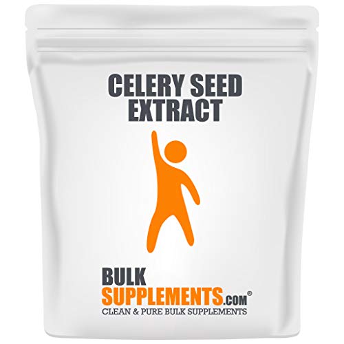 BulkSupplements.com Celery Seed Extract - Uric Acid Support - Apigenin Supplement - Purge Supplements - Celery Powder - Celery Seeds Supplement (500 Grams - 1.1 lbs)