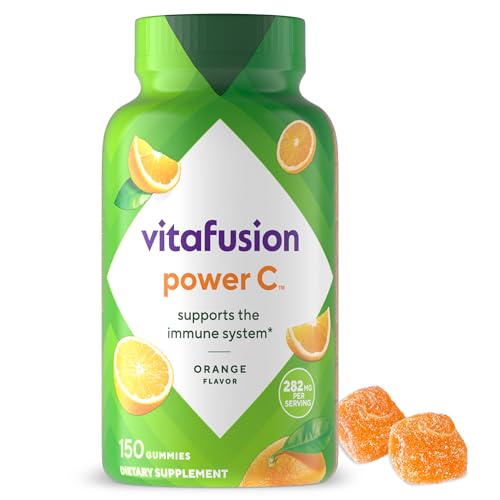 Vitafusion Power C Vitamin C Gummies for Immune Support, Orange F...