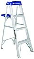 Louisville Ladder 4-Foot Aluminum Step Ladder, 250-Pound Capacity, AS2104