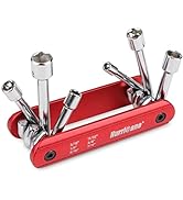 HURRICANE 6 In 1 Folding Nut Driver Set, SAE Size Hex Nut Driver Set, Chrome Vanadium Steel Shank...