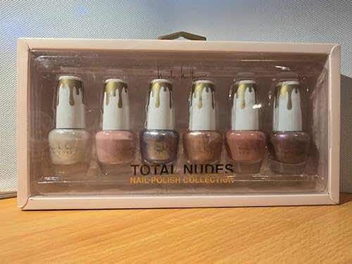 Nicole Miller Nail Polish Collection – Unique Glossy and Shimmery Colors for Women and Girls, Nudes