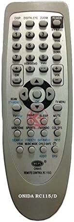 MEPL ONIDA TV REMOTE Model: RC 115/D -- RC115/D -- RC115D (compatible)