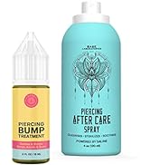 Base Labs Piercing Cleaning Solution Kit | Piercing Aftercare Spray (4oz) + Piercing Bump Treatme...