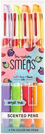 Tri-Color Smens- Patented Gourmet Scented Pens, 4 Count