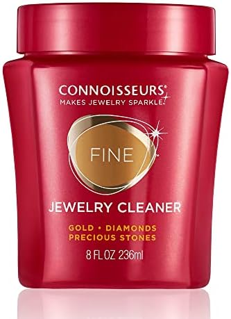 Jewelry Cleaner Solution for Delicate, Fine & Silver Jewelry, 8 Ounce