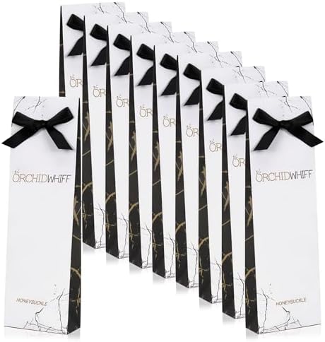 CulinPro Scented Sachets for Drawers and Closets, Fresh Scents Packets for Linen Closet, Bedrooms, Entrances, Living Rooms – Home Fragrance Air Freshener Bulk Pack of 10 – Honeysuckle Scent - Medium