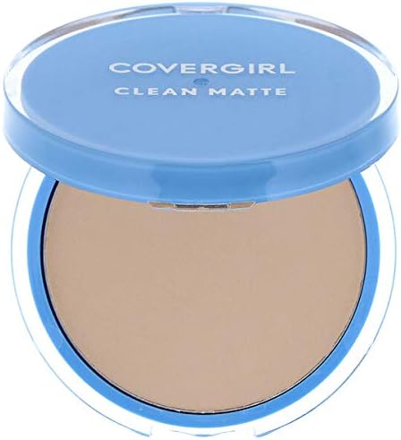 COVERGIRL Clean Matte Pressed Powder Buff Beige 10 g (Packaging may vary)