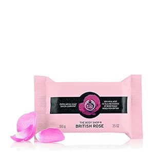 The Body Shop British Rose Exfoliating Soap, 100ml