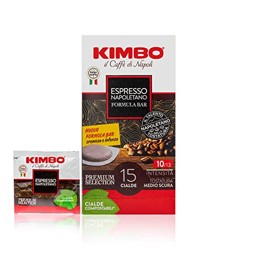 Kimbo Cialde Caffè Compostabili ESE - 180 Cialde - Espresso Napoletano...