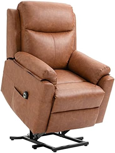 HOMCOM Power Lift Riser and Recliner Chair with Vibration Massage and ...