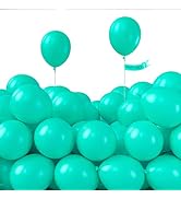 PartyWoo Teal Balloons, 120 pcs 5 Inch Teal Blue Balloons, Turquoise Balloons for Balloon Garland...