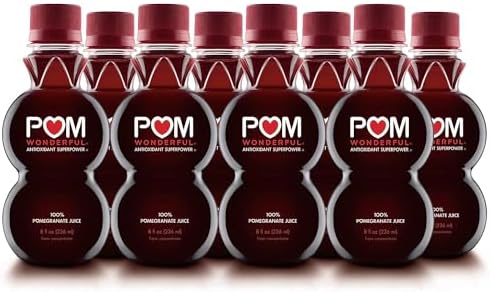 POM Wonderful 100% Pomegranate Juice, 8 Fl Oz (Pack of 8)