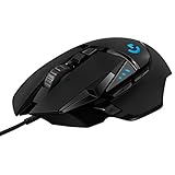 Logitech G502 HERO High Performance Wired Gaming Mouse, HERO 25K Sensor, 25,600 DPI, RGB, Adjustable...