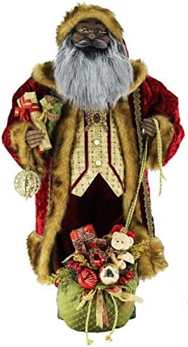 Windy Hill Collection 36" Inch Standing Ol' World Traditional Santa Claus Christmas Figurine Figure Decoration 368070A