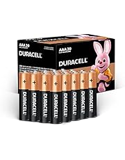 DURACELL, AAA 1.5V Alkaline LR03 / MN2400 Batteries Long Lasting Power, Pack of 20, 10 Years Shelf Life