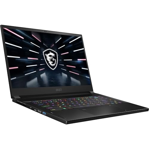 MSI Stealth GS66 15.6” 240Hz Gaming Laptop: 12th Gen Intel Core i7, NVIDIA Geforce RTX 3070Ti, 32GB DDR5, 512GB NVMe SSD, Thunderbolt 4, Cooler Boost Trinity+, Win 11 PRO: Black 12UGS-246