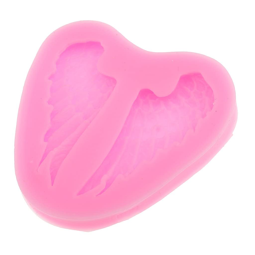 RKPM HOMES 3D Angel Wings Shape Cake Mould | Fondant Silicone Mold | Clay DIY Mold Cake Decor Tools | Baking Tools for Chocolate Pinna Jelly Baking Soap | Moulds for Cake Decorating