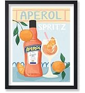 Poster Master Vintage Illustration Poster - Retro Advertising Print - Aperol Spritz, Cocktail, Al...