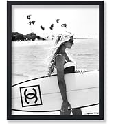 Poster Master Woman Surfer Poster - Fashion Print - Beach Art - Photography Art - Luxury Brand Ar...