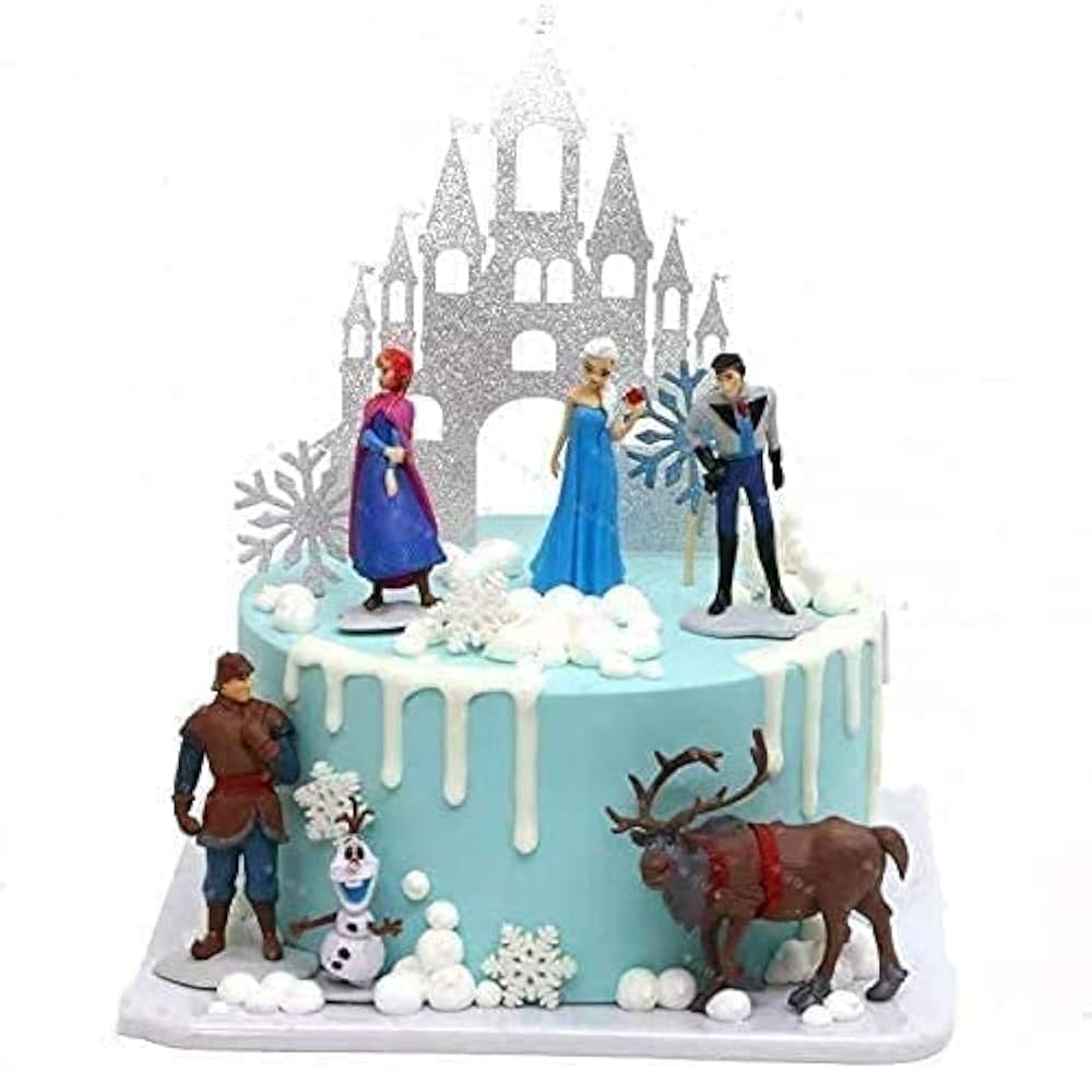 Marhaba traders Frozen toy birthday cake topper cake decoration ...