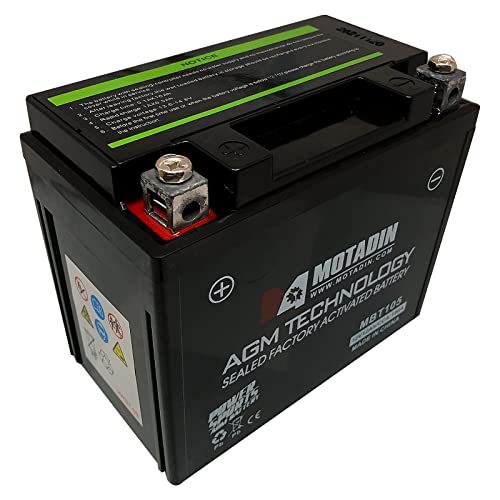 Motadin AGM Battery Compatible With Kawasaki TERYX TERYX4 800 KRF800 2014-2021 / LE S (CHECK DIMENSIONS)