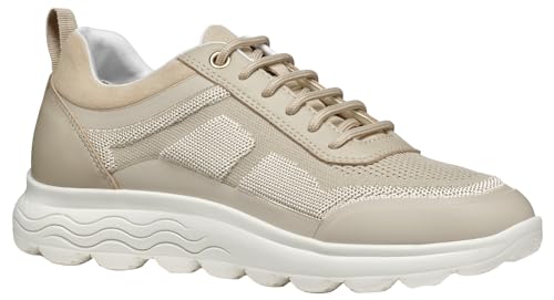 Geox D Spherica C, Scarpe da Ginnastica Donna, Tortora, 37 EU