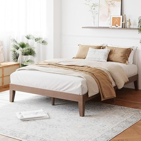 COLAMY 12 Inch Wood Bed Frame Cover