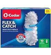 O-Cedar Flex & Catch Heavy Duty Dusting Refills (10 Count) | Disposable Duster Refill with Cleani...