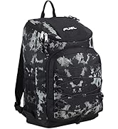 FUEL Wide Mouth Sports Luggage Carry On Weekender Travel Backpack with Front Bungee and Inner Tec...