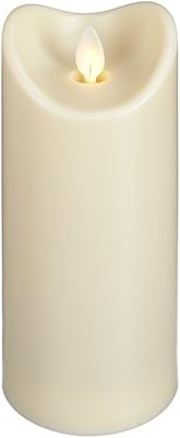 Ganz Home Decor Flameless LED Resin Pillar Candle, 2.75"x7"