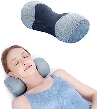 Bespilow Say Goodbye to Neck Pain Small Neck Support Pillow,Cervical Neck Roll Memory Foam Pillow,Cervical Traction Device,Neck Pillows for Tension Muscle Relief,Neck & Shoulder Pain Relaxer