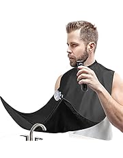 Likeny Beard Bib Beard Apron Gifts for Men Dad Fathers Day Anniversary Valentines Day Mens Stocking Stuffers Christmas Gifts for Him Boyfriend Husband From Wife Daughter Beard Trimming Catcher Bib