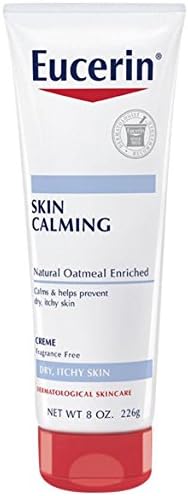 Eucerin Skin Calming, Fragrance Free Crème, 8 Oz