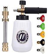 M MINGLE Foam Cannon, Replacement Parts for Sun Joe SPX Series Pressure Washer, with 5 Nozzle Tip...