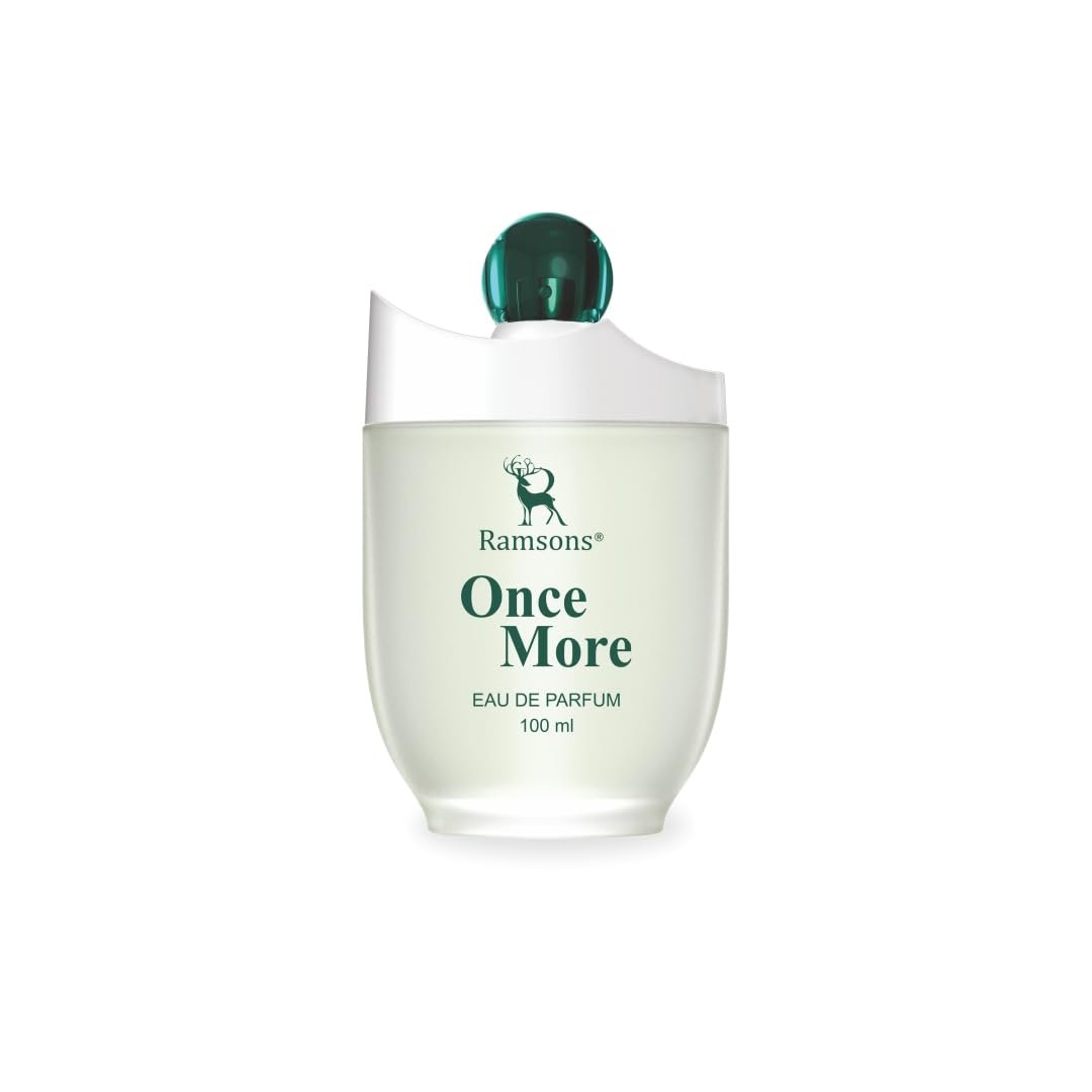 Ramsons - ONCE MORE Eau De Parfum | 100 ML | Perfume For Men | TN - Bergamot, Peach, Plum, Orange Blossom | MN - Mimosa, Vanilla Flower, Jasmine, Freesia, Rose | BN - Leather, Vanilla, Musk, Amber