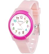 Kids Analog Watch for Girls Boys Waterproof Learning Time Wrist Watch Easy to Read Time WristWatc...