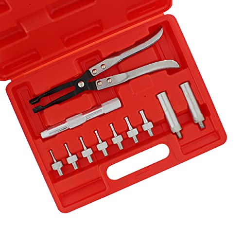 valve stem seal tool kit - ABN Valve Stem Seal Remover and Installer 11-Piece Tool Kit with Carrying Case – Pliers, Drive Handle, Sockets, Adapters