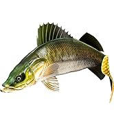 Walleye Beautiful Fish Decal | Fishing Decal for Boat, Car, Vehicle, Truck Etc. | Waterproof Viny...