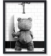 Poster Master Ted Movie Poster - Teddy Bear Print - Funny Gift for Man, Woman, Hollywood Movie Fa...