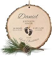 Personalized Baby Ornament 2024 – Fast & Free 24h Customization – New Baby Christmas Ornament for...