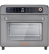 VEVOR 12-IN-1 Air Fryer Toaster Oven, 25L Convection Oven, 1700W Stainless Steel Toaster Ovens Co...